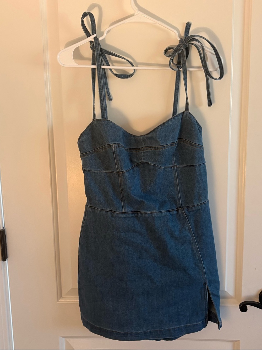American Threads Classic Blue Denim Dress
